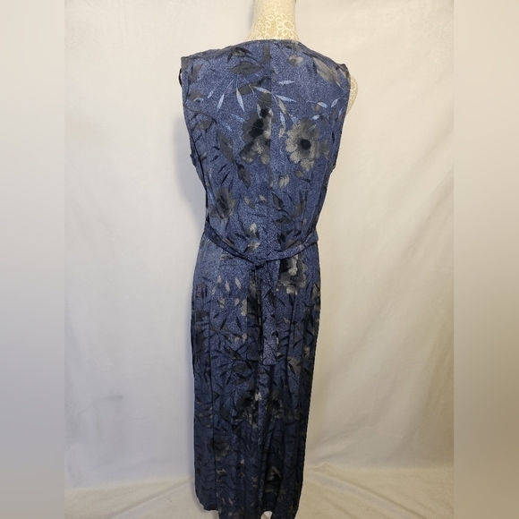 New York Extremes Women's Floral Print Sleeveless Button Down Maxie Duster SZ 6 - Picture 2 of 15